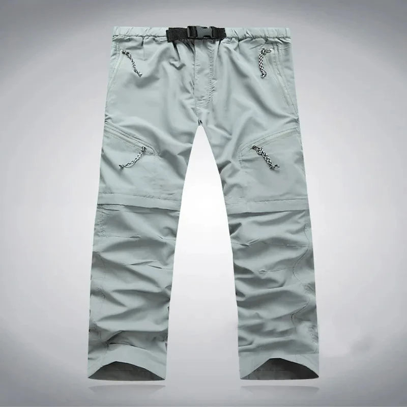 Men's Tactical Pants Detachable Shorts Hiking and Camping Pants Men's Summer Breathable Hunting and Mountaineering Pants