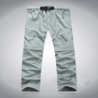 Men's Tactical Pants Detachable Shorts Hiking and Camping Pants Men's Summer Breathable Hunting and Mountaineering Pants