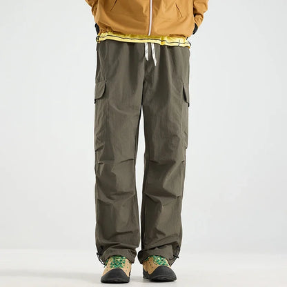 Men's Water-repellent Hiking Cargo Pants Breathable Fashion Cargo Pants Women Autumn Trousers Fishing Camping Casual Pants Male