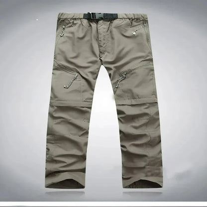 Men's Tactical Pants Detachable Shorts Hiking and Camping Pants Men's Summer Breathable Hunting and Mountaineering Pants