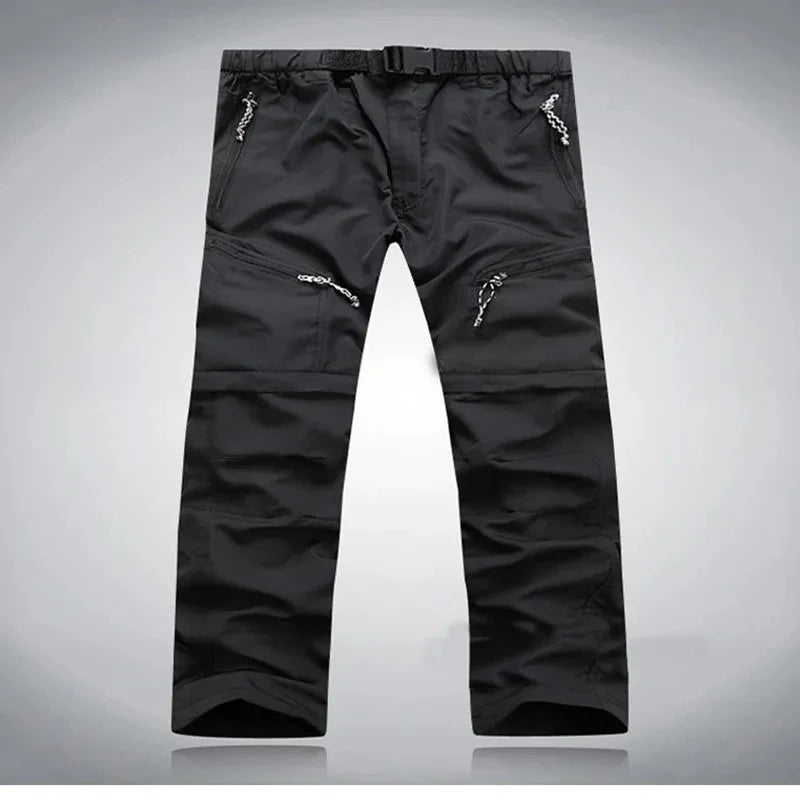 Men's Tactical Pants Detachable Shorts Hiking and Camping Pants Men's Summer Breathable Hunting and Mountaineering Pants