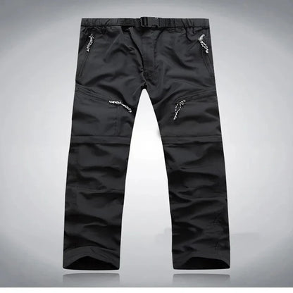 Men's Tactical Pants Detachable Shorts Hiking and Camping Pants Men's Summer Breathable Hunting and Mountaineering Pants