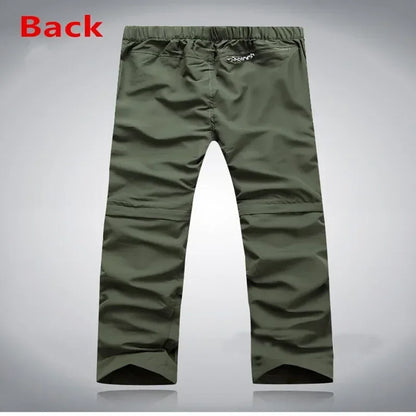 Men's Tactical Pants Detachable Shorts Hiking and Camping Pants Men's Summer Breathable Hunting and Mountaineering Pants