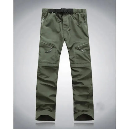 Men's Tactical Pants Detachable Shorts Hiking and Camping Pants Men's Summer Breathable Hunting and Mountaineering Pants