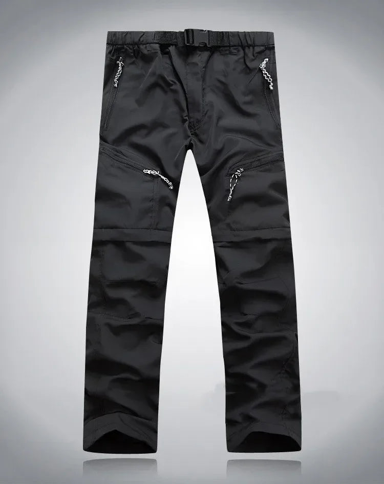 Men's Tactical Pants Detachable Shorts Hiking and Camping Pants Men's Summer Breathable Hunting and Mountaineering Pants