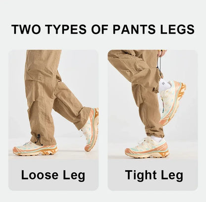Men's Water-repellent Hiking Cargo Pants Breathable Fashion Cargo Pants Women Autumn Trousers Fishing Camping Casual Pants Male