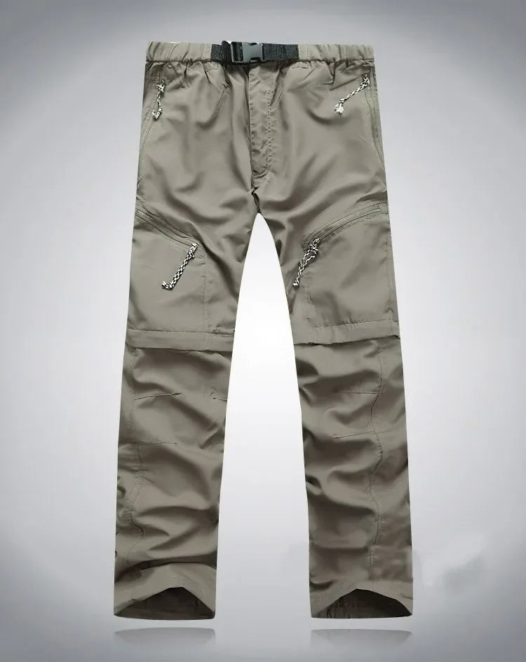 Men's Tactical Pants Detachable Shorts Hiking and Camping Pants Men's Summer Breathable Hunting and Mountaineering Pants