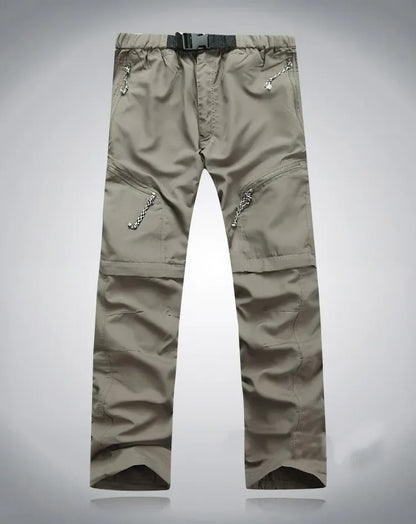 Men's Tactical Pants Detachable Shorts Hiking and Camping Pants Men's Summer Breathable Hunting and Mountaineering Pants