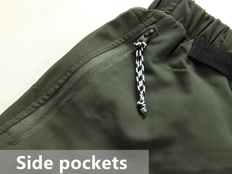 Men's Tactical Pants Detachable Shorts Hiking and Camping Pants Men's Summer Breathable Hunting and Mountaineering Pants