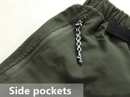 Men's Tactical Pants Detachable Shorts Hiking and Camping Pants Men's Summer Breathable Hunting and Mountaineering Pants