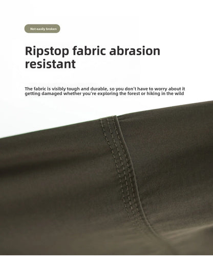 Men's Outdoor Hiking Pants Windproof Waterproof Thin Softshell Cold-Resistant Spring Summer Outdoor Wear Trousers