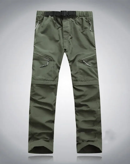 Men's Tactical Pants Detachable Shorts Hiking and Camping Pants Men's Summer Breathable Hunting and Mountaineering Pants